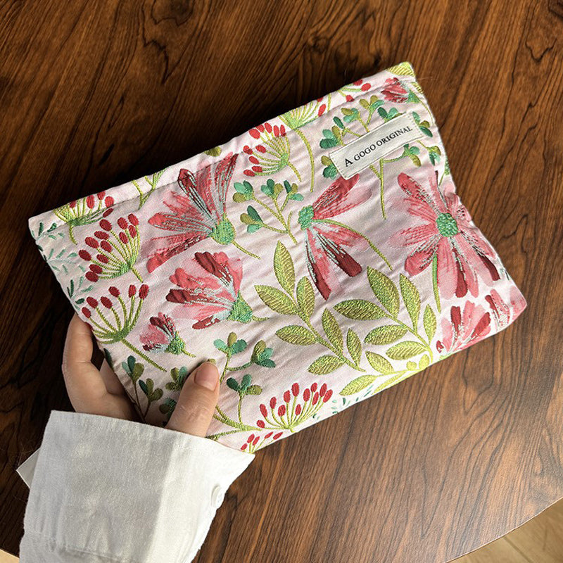 Sac Vintage Brodé De Fleurs