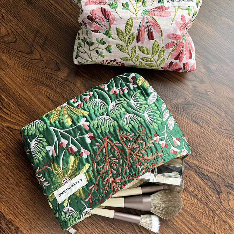 Sac Vintage Brodé De Fleurs