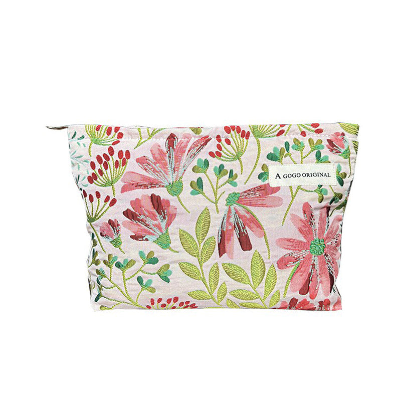 Sac Vintage Brodé De Fleurs