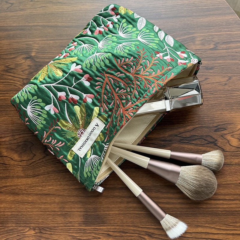 Sac Vintage Brodé De Fleurs