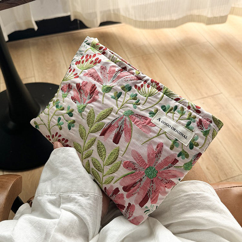 Sac Vintage Brodé De Fleurs