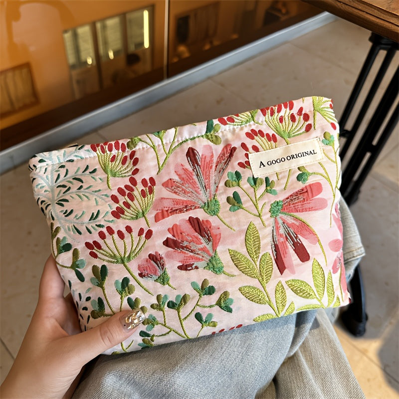 Sac Vintage Brodé De Fleurs