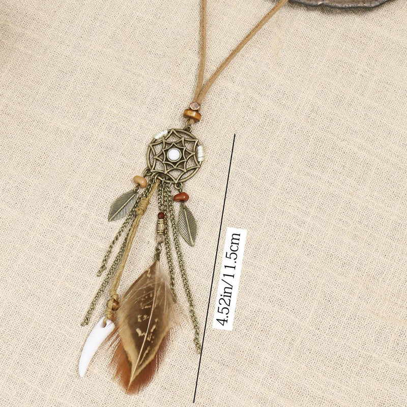 Collier Pendentif Bohème Vintage