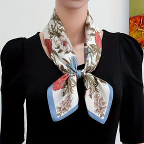 Écharpe Fleurie Élégante