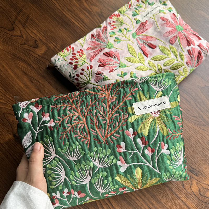 Sac Vintage Brodé De Fleurs