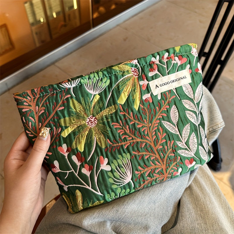 Sac Vintage Brodé De Fleurs