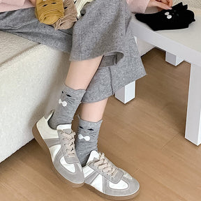 Chaussettes Décontractées À Motif Chat