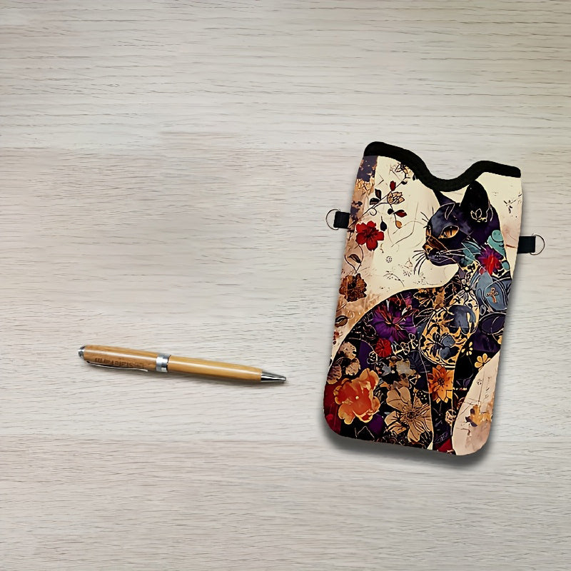 Sac Pour Téléphone Portable À Motif De Chat