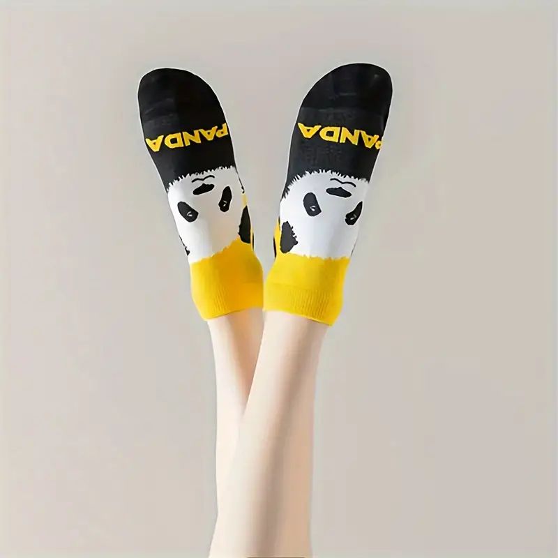 Chaussettes Décontractées À Motif Panda