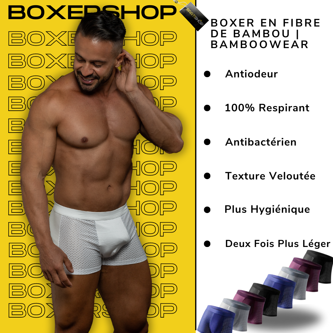 BOXERS EN FIBRE DE BAMBOU | BAMBOOWEAR 16-PACK