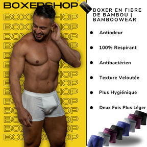 BOXERS EN FIBRE DE BAMBOU | BAMBOOWEAR 16-PACK