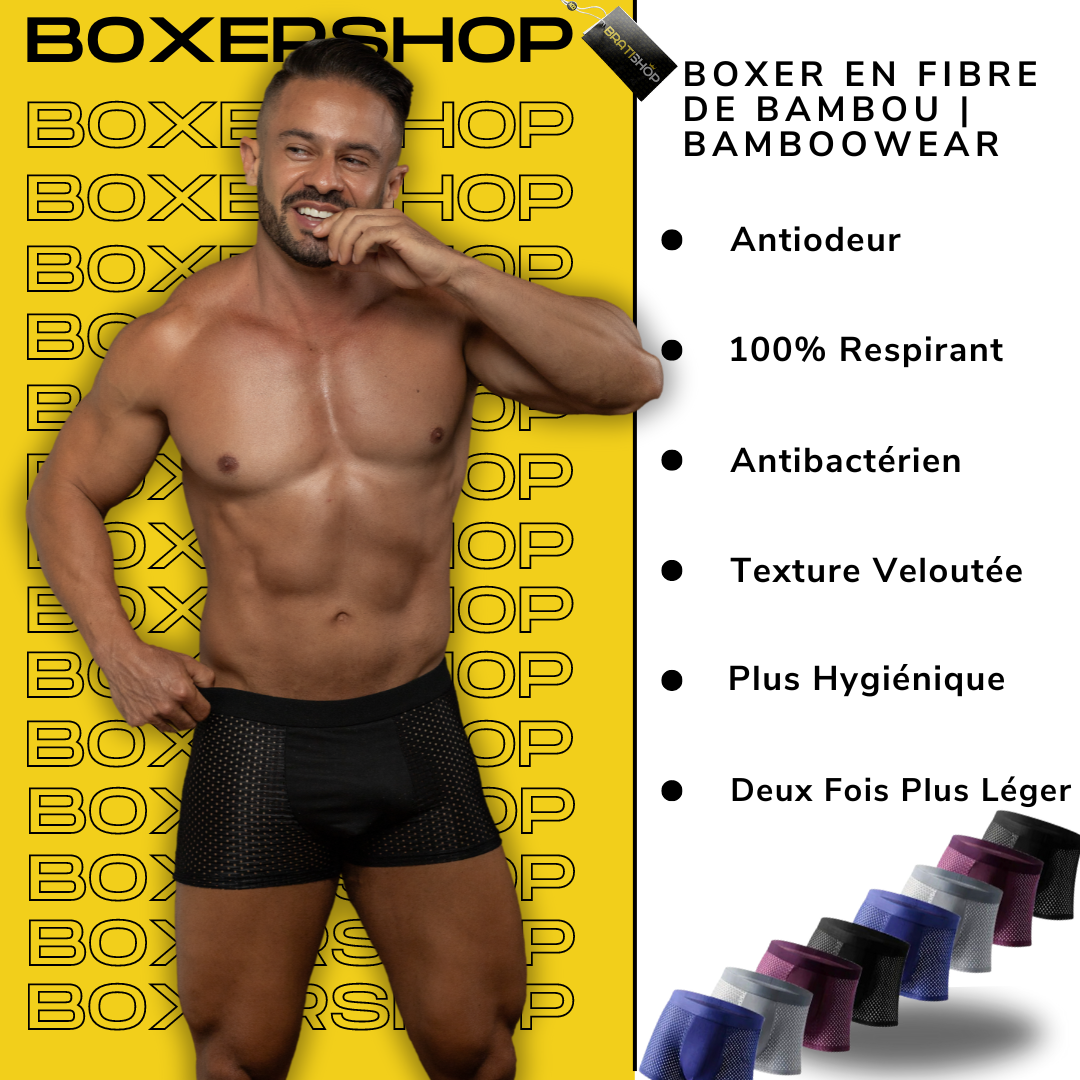 BOXERS EN FIBRE DE BAMBOU | BAMBOOWEAR 5-PACK
