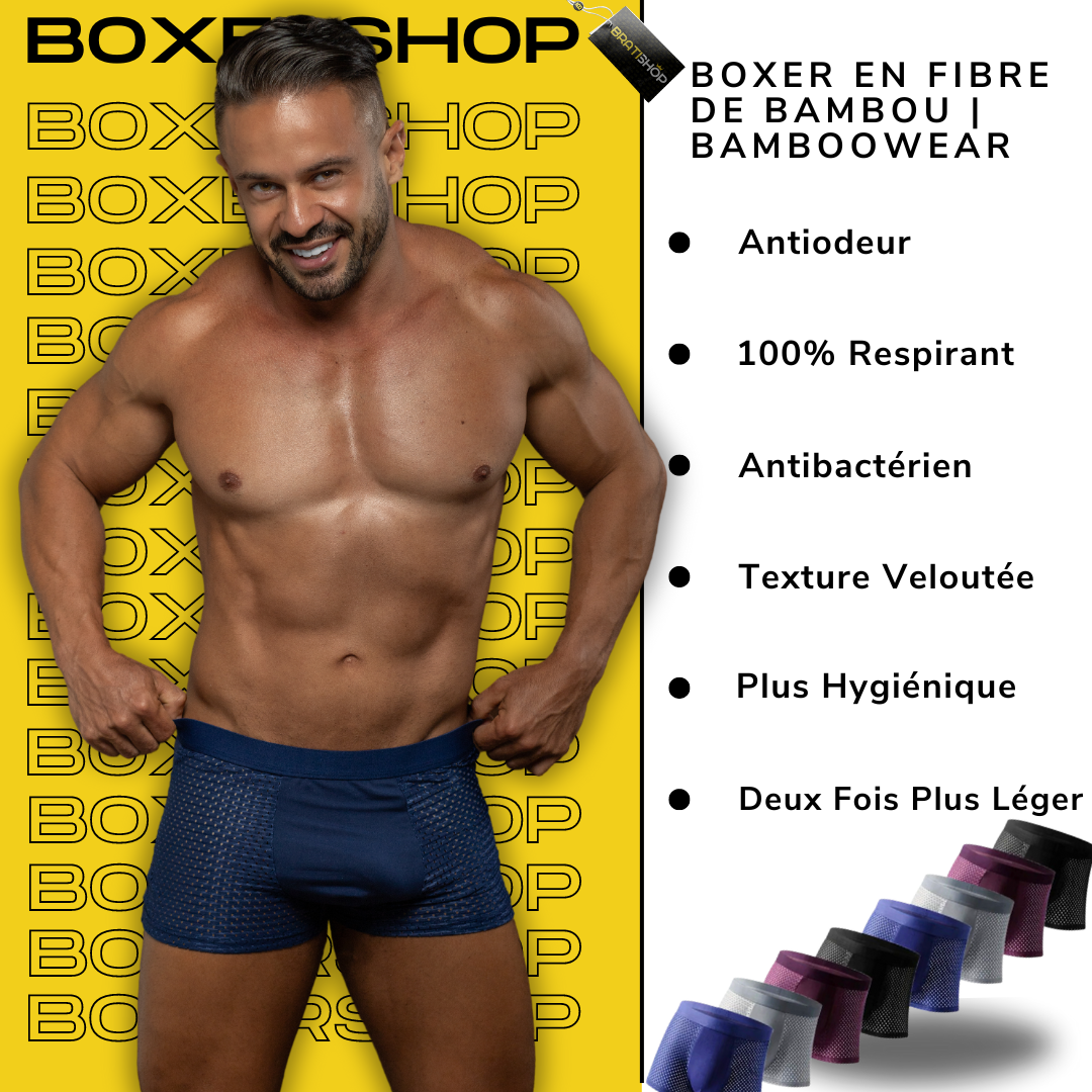 BOXERS EN FIBRE DE BAMBOU | BAMBOOWEAR 5-PACK