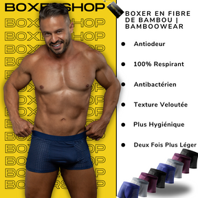 BOXERS EN FIBRE DE BAMBOU | BAMBOOWEAR 5-PACK