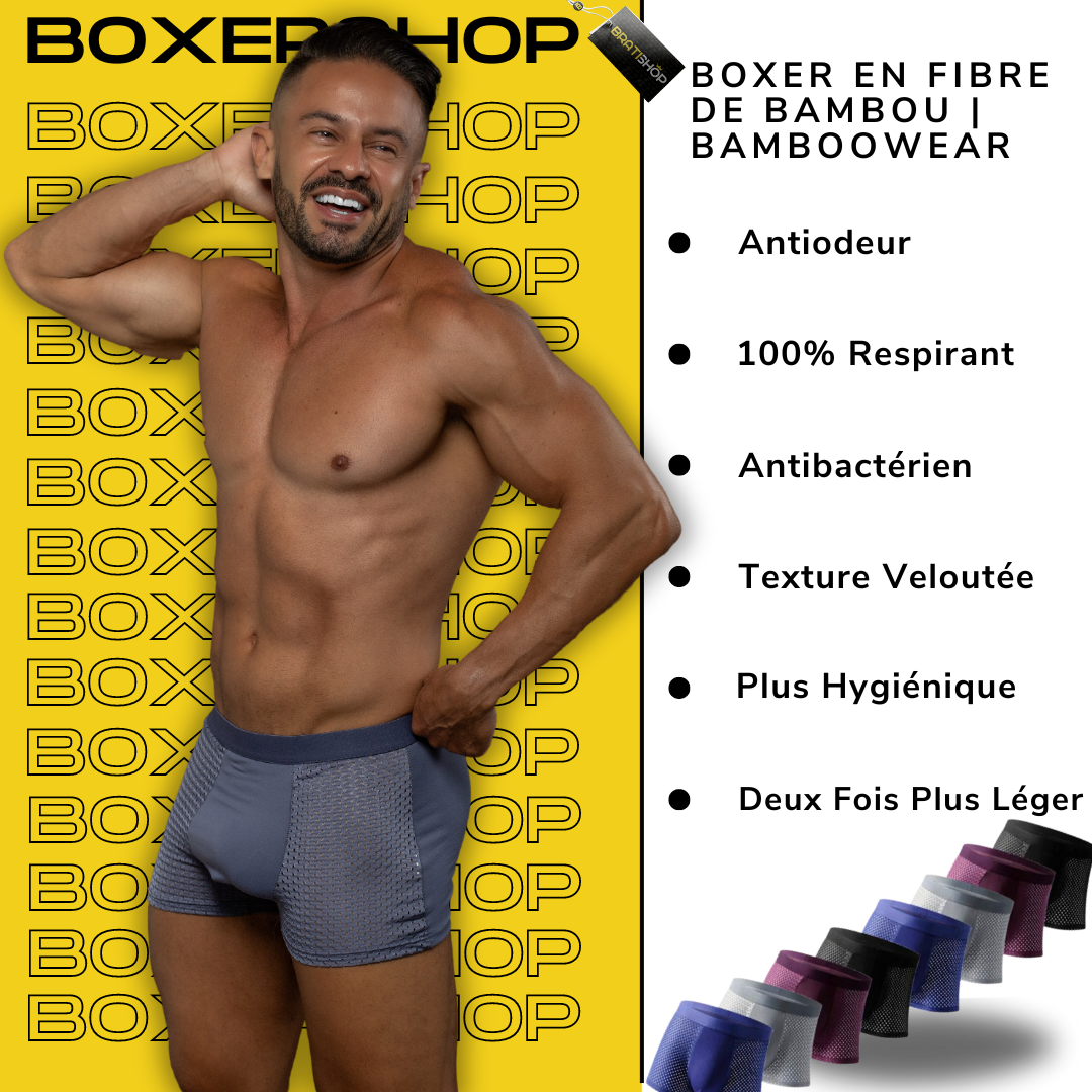 BOXERS EN FIBRE DE BAMBOU | BAMBOOWEAR 16-PACK