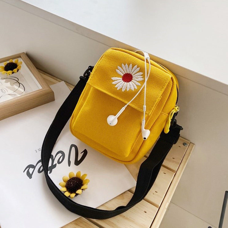 Sac En Toile Décontracté Marguerite
