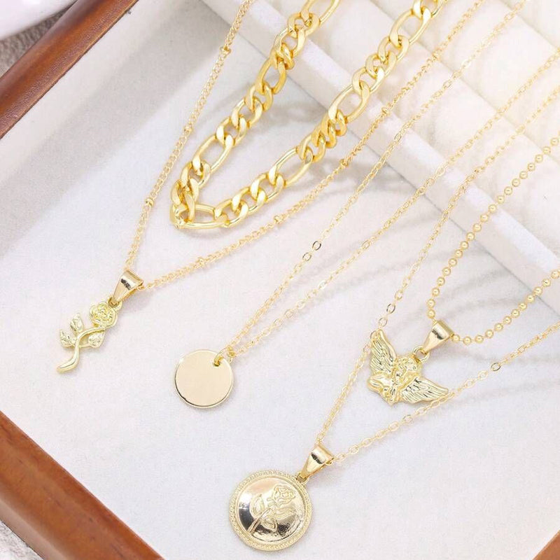 Collier Pendentif Bohème Vintage