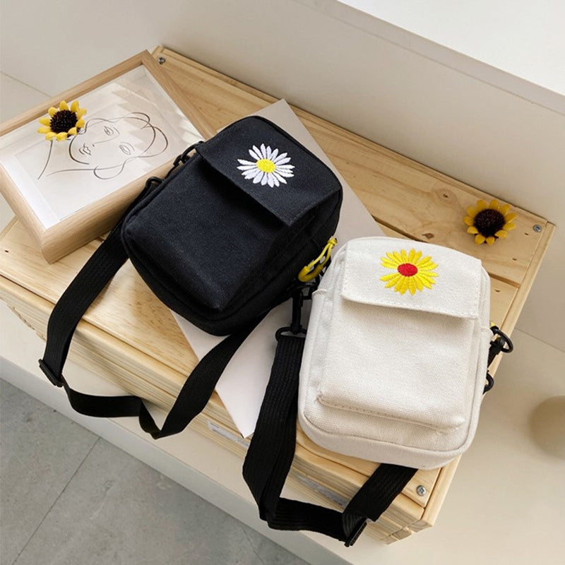 Sac En Toile Décontracté Marguerite