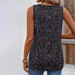 Débardeur Vintage À Imprimé Floral