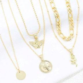 Collier Pendentif Bohème Vintage