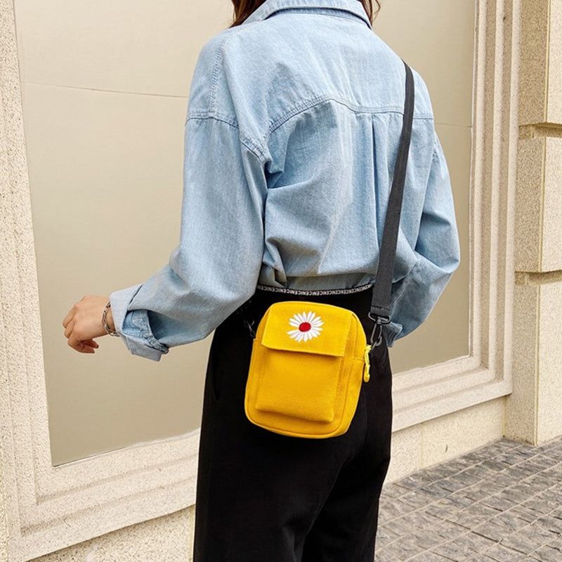 Sac En Toile Décontracté Marguerite