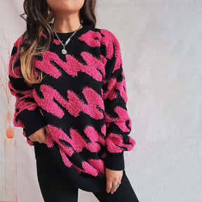 Pull En Tricot Ample Décontracté