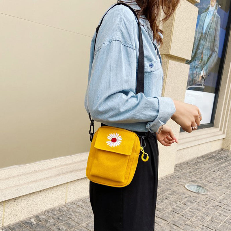 Sac En Toile Décontracté Marguerite