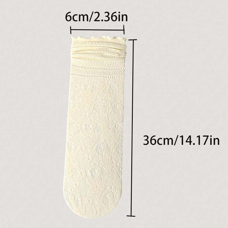 Chaussettes Respirantes En Dentelle