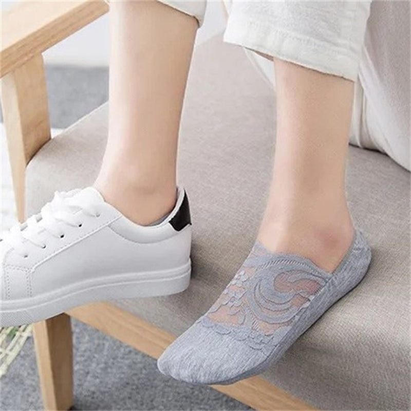 Chaussettes Fleuries Respirantes