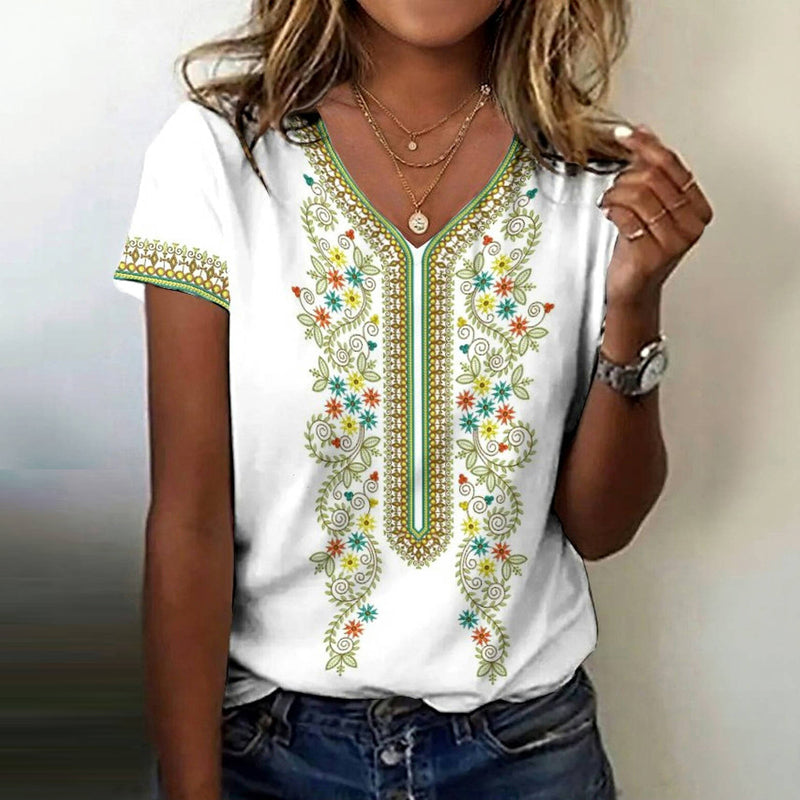 T-Shirt Vintage Décontracté