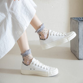 Chaussettes Fleuries Respirantes