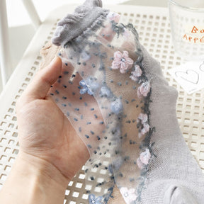 Chaussettes Fleuries Respirantes