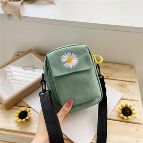 Sac En Toile Décontracté Marguerite