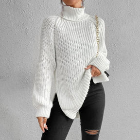 Pull Décontracté À Col Roulé