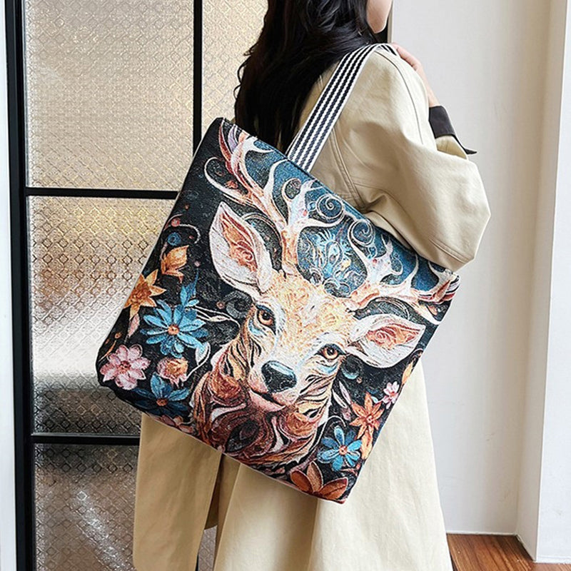 Sac En Toile Décontracté Vintage