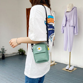 Sac En Toile Décontracté Marguerite