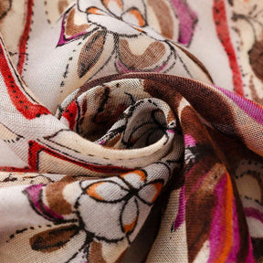 Écharpe À Imprimé Floral Vintage