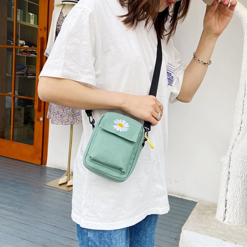 Sac En Toile Décontracté Marguerite