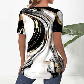 Blouse Dégradée Décontractée