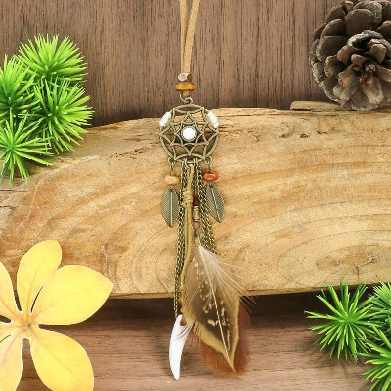 Collier Pendentif Bohème Vintage
