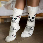 Chaussettes Chaudes De Dessin Animé