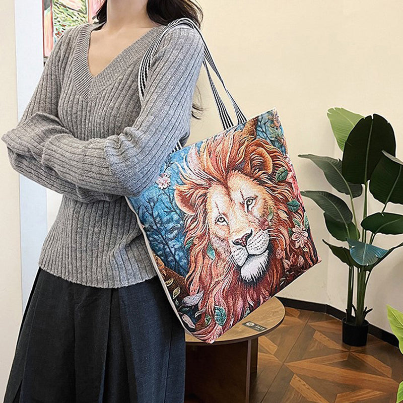 Sac En Toile Décontracté Vintage