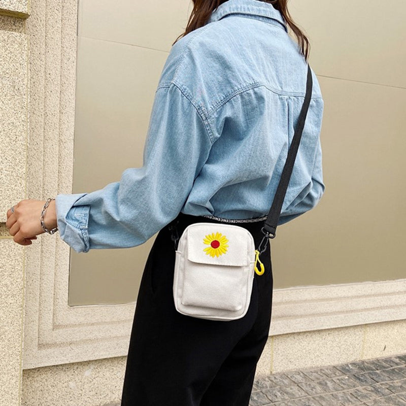 Sac En Toile Décontracté Marguerite
