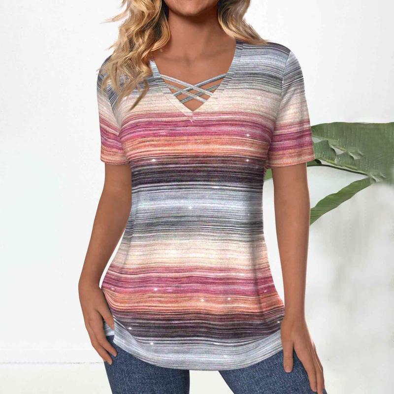 Blouse Dégradée Décontractée