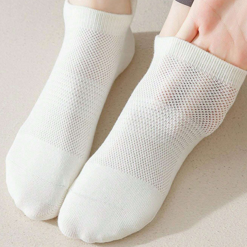 Chaussettes Respirantes De Couleur Unie