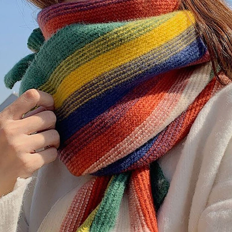 Écharpe Chaude Colorée