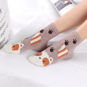 Chaussettes Chien De Dessin Animé