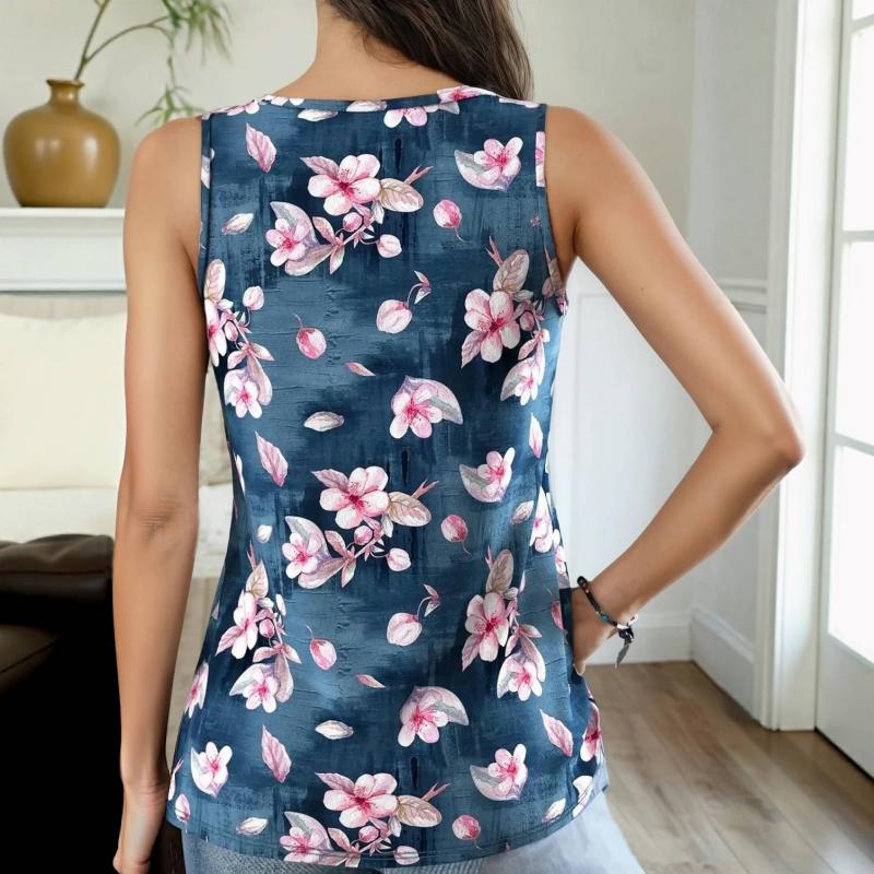 Débardeur Décontracté À Imprimé Floral
