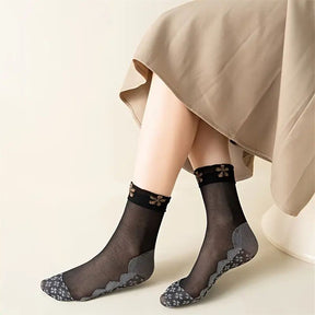 Chaussettes Fleuries Respirantes