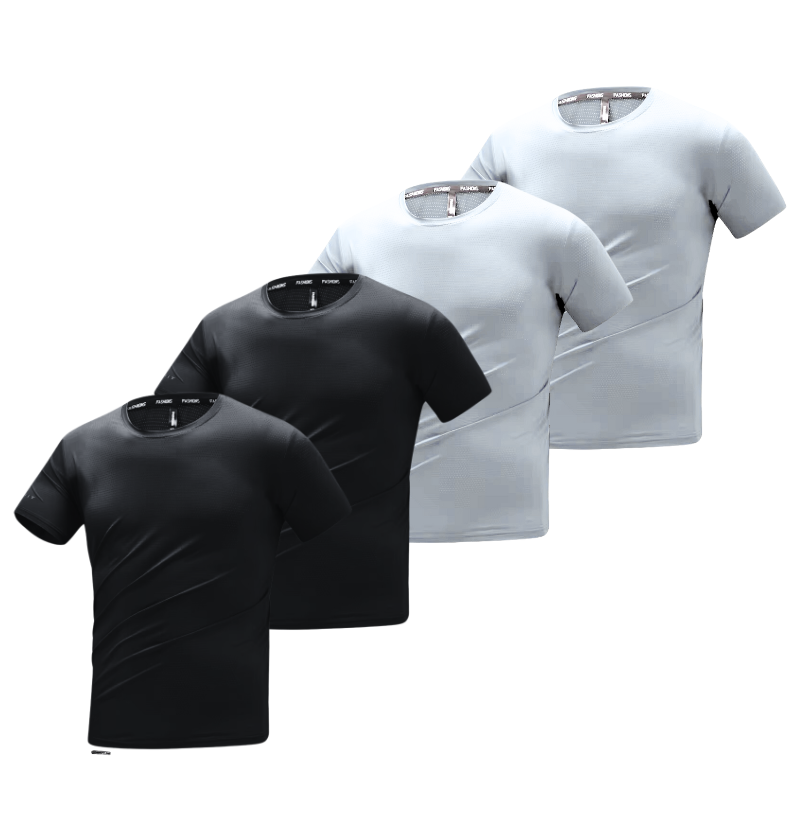 T-SHIRT EN FIBRE DE BAMBOU | BAMBOU SHIRT 4-PACK MIX